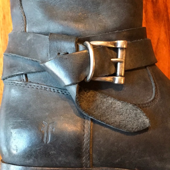 Frye Melissa knotted tall riding boots (2017). - Picture 4 of 5